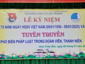 LỄ KỶ NIỆM 75 NĂM NGÀY HSSV VIỆT NAM VÀ TUYÊN TRUYỀN PHỔ BIẾN PHÁP LUẬT CHO ĐOÀN VIÊN- THANH NIÊN