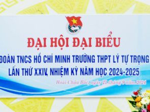 ĐẠI HỘI ĐẠI BIỂU ĐOÀN TRƯỜNG THPT LÝ TỰ TRỌNG LẦN THỨ XXIV, NHIỆM KỲ 2024 – 2025