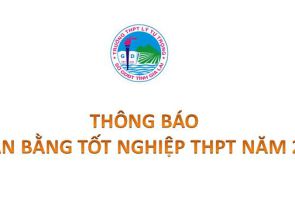 THÔNG BÁO NHẬN BẰNG TỐT NGHIỆP THPT NĂM 2025